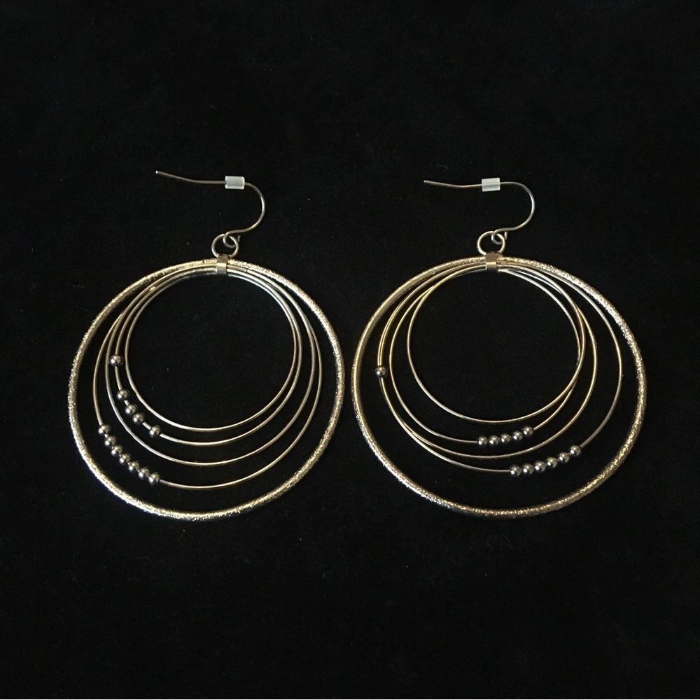 Vintage Dangle Hoop Earrings